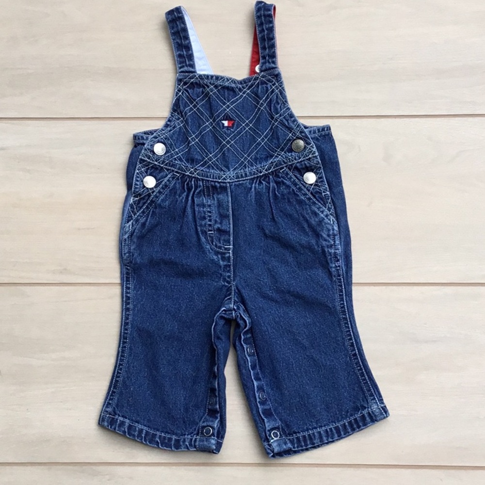 Vintage Tommy Hilfiger Baby Girl Overalls